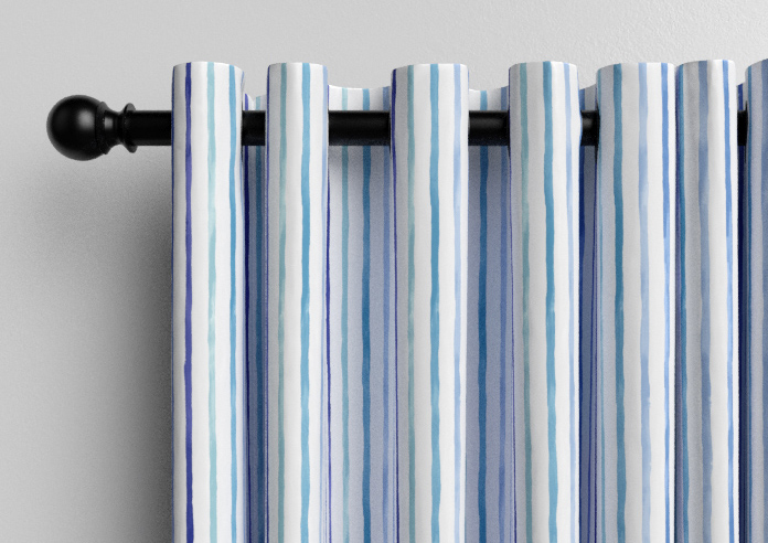 Vintage Stripe, Riviera - Made to Measure Curtains - Image 12
